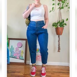 VINTAGE Gitano High-Rise Tapered Jeans, 32 short similar to size 12 petite